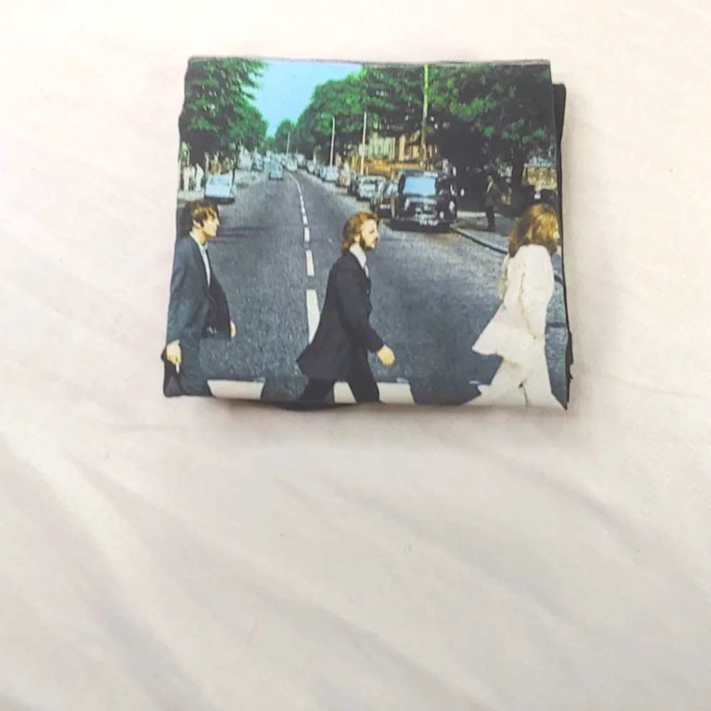 The Beatles Black Tee Abbey Road*  Album Cover Colorblock Graphics Mediu